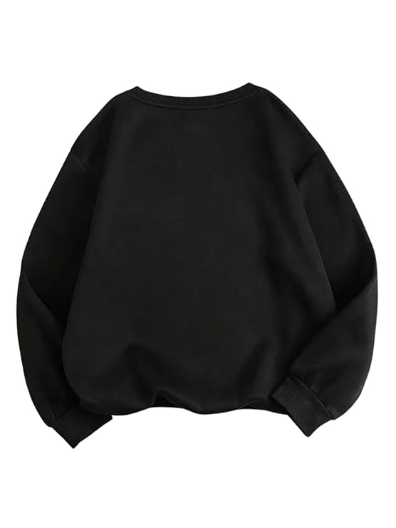 Women's Sweatshirt | Women Winter Wear | Printed (Sweatshirt) for Women | Womens Winter wear | Oversized Pullover Sweatshirts - Image 5