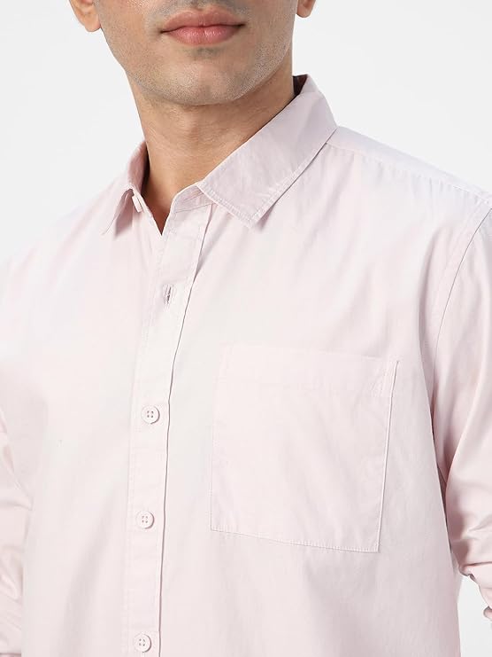 Urbano Fashion Men's Cotton Full Sleeve Regular Fit Casual Solid Shirt - Image 2