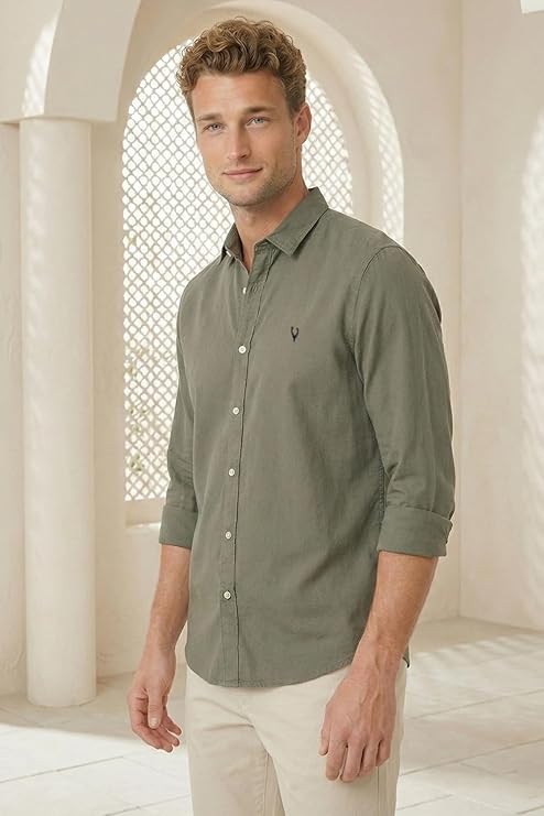 Allen Solly Men’s Casual Shirt | Regular Collar | Soft Breathable Fabric | Everyday Smart Casual Wear - Image 5