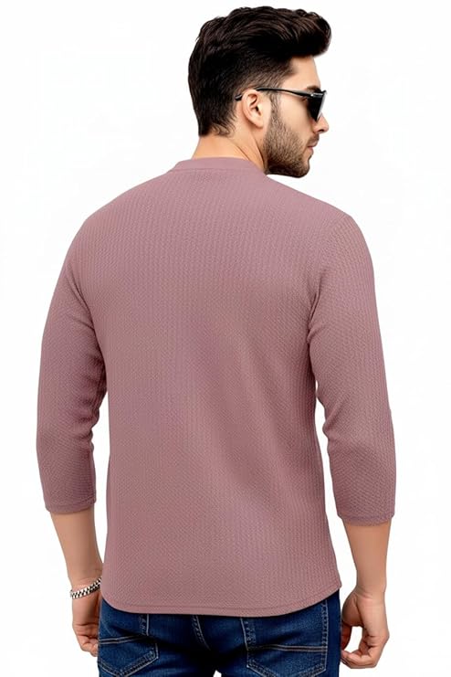 Mens Cotton Polo Collar Tshirt Full Sleeve Casual Regular Fit Comfortable Breathable Fabric Tshirt for Men Stylish Polo Neck | Lightweight & Comfortable Fabric - Image 3