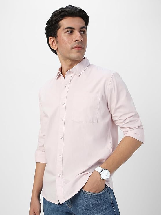 Urbano Fashion Men's Cotton Full Sleeve Regular Fit Casual Solid Shirt - Image 6