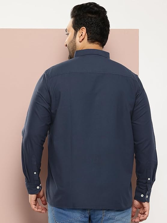 Thomas Scott Men's | Plus Size | Regular Fit | Long Sleeves | Button-Down Collar | Oxford Fabric | Casual | Shirts for Men - Image 4