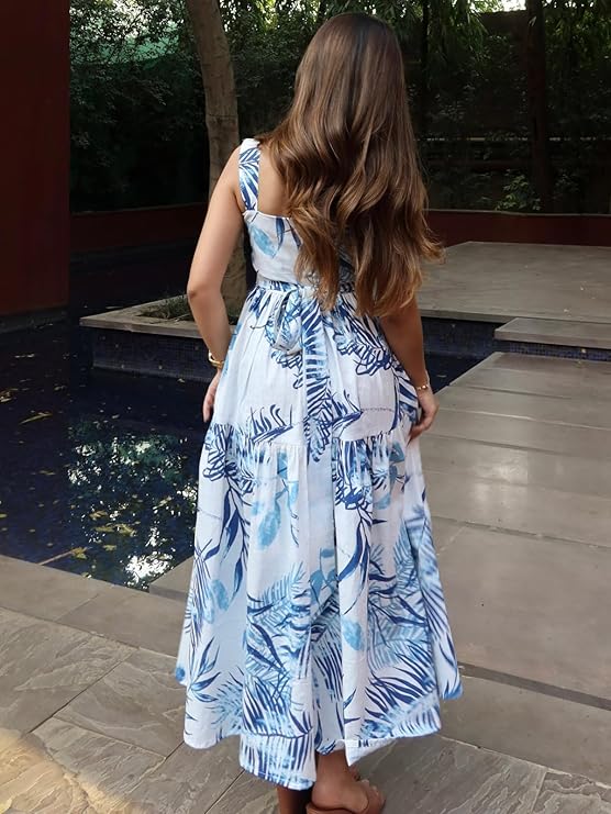 GRECIILOOKS Maxi Dress for Women | Long One Piece Outfit | Casual Western and Stylish Party Outfit | Trendy Summer Fashion for Womens - Image 5