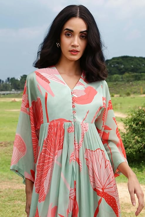 Leriya Fashion Kurti Set for Woman | Co ord Set for Women Stylish | Kurta Sets for Woman | Kurtis | A Line Kurti for Women | Traditional Salwar Suit for Party Outfits Dress - Image 6